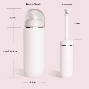 Portable bidet, suitable for travel, female Male Personal bidet, Camping Hand Squeeze Sprayer, Water Storage Carry Leakproof Handheld High Pressure Bidet, Postpartum Care Peri Bottle, Feminine Hygiene - Image 2